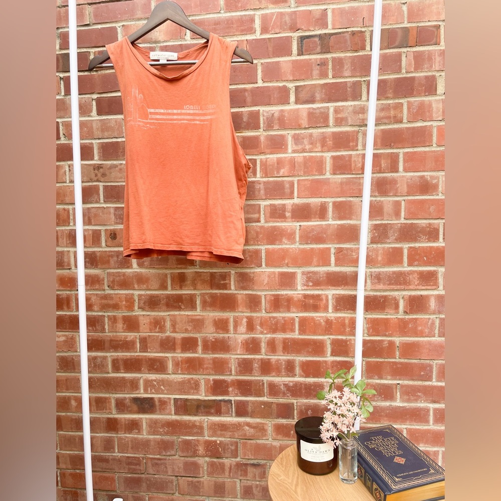 Orange Graphic Tank